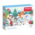 neuveden: Dodo Puzzle roční období - Pohádkové bruslení 60 dílků