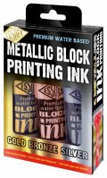 neuveden: ESSDEE Barva linoryt - metalické 3 x 100 ml