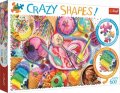 neuveden: Trefl Puzzle Crazy Shapes Sladké sny 600 dílků