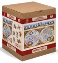 neuveden: Wooden City Puzzle Antická mapa 505 dílků, dřevěné