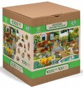 neuveden: Wooden City Puzzle Zahrada o páté 1010 dílků, dřevěné
