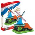 neuveden: Puzzle 3D Větrný mlýn