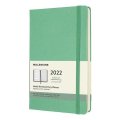 neuveden: Moleskine Plánovací zápisník 2022 zelený L, tvrdý