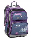 neuveden: Bagmaster Školní batoh pro prvňáčky GALAXY 9 A GRAY/VIOLET