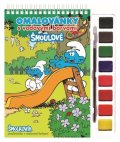 : Šmoulové 2 - Omalovánky s vodovými barvami a štětcem