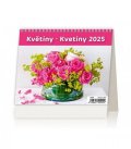 neuveden: Kalendář stolní 2025 - MiniMax Květiny / Kvetiny
