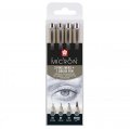 neuveden: Sakura Sada Pigma Micron Cool Gray 4 ks