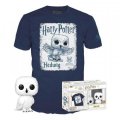 neuveden: Funko POP & Tee: Harry Potter - Hedwig (velikost L)