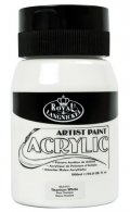 neuveden: Royal & Langnickel Akrylová barva 500ml TITANIUM WHITE