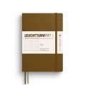 neuveden: Leuchtturm1917 Zápisník Spice Brown Softcover A5 tečkovaný