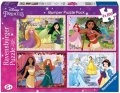 neuveden: Ravensburger Puzzle Disney - Princezny 4x100 dílků
