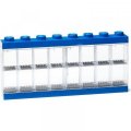 neuveden: Sběratelská skříňka LEGO na 16 minifigurek - modrá