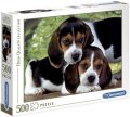 neuveden: Clementoni Puzzle Štěňata Bígla / 500 dílků
