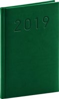 neuveden: Diář 2019 - Vivella Classic - týdenní, zelený, 15 x 21 cm