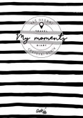 neuveden: My Moments - cestovní deník / pruhovaný