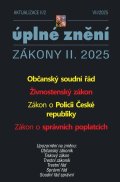 neuveden: Aktualizace II/2 2025 Občanský soudní řád, Živnostenský zákon, Zákon o Poli