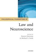 Patterson Denis: Philosophical Foundations of Law and Neuroscience