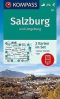 neuveden: Salzburg und Umgebung 1:50 000 / turistická mapa KOMPASS 291