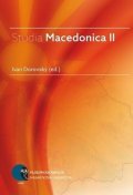 Dorovský Ivan: Studia macedonica II