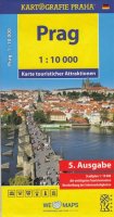 neuveden: Prag - Karte touristischer Attraktionen /1:10 tis.