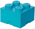 neuveden: Úložný box LEGO 4 - azurový
