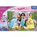 neuveden: Trefl Puzzle Super Shape XL Disney princezny: V zahradě 104 dílků