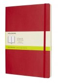 neuveden: Zápisník Moleskine - měkké desky, XL, čistý - červený