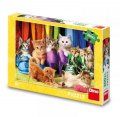 neuveden: Puzzle Barevná koťátka 300 xl dílků