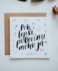 neuveden: Be Nice EKO Přání Z lásky Pro lepší polo