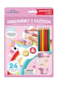 neuveden: Omalovánky s razítkem CONCORDE - Jednorožci a víly
