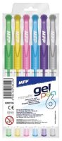 neuveden: Gelové pero METALLIC - set 6 ks