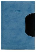 neuveden: Diář 2011 Memphis denní A5 - světle modrá/modrá