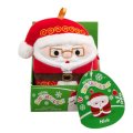 neuveden: Squishmallows Vánoční ozdoba Santa s brýlemi Nick 10 cm