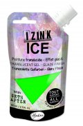 neuveden: Průsvitná gelová barva IZINK Ice - tmavě zelená 80 ml