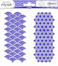 neuveden: Šablona Aladine 15x15 cm - japonská geometrie
