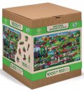 neuveden: Wooden City Puzzle Auta veteráni 1010 dílků, dřevěné