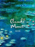 neuveden: Kalendář 2026 Claude Monet, nástěnný, 42 x 56 cm