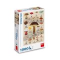 neuveden: Puzzle Houby koláž 1000 dílků