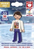 neuveden: Igráček Fanoušek MS v hokeji 2024 - bílý dres