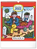 neuveden: Kalendář 2022 nástěnný: Josef Lada – Říkadla, 30 × 34 cm