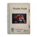 neuveden: Dřevěné puzzle/Zátiší s chryzantémou A3