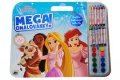neuveden: Princezny - Mega omalovánkový set