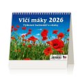 neuveden: Kalendář stolní 2026 - Vlčí máky