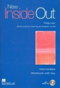 Kerr Philip: New Inside Out Intermediate: Work Book with Key with Audio CD