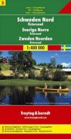 neuveden: AK 06611 Švédsko 5. Sever 1:400 000 / automapa