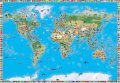 neuveden: Mapa světa pro děti (podložka na stůl)