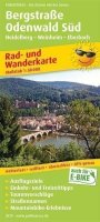 neuveden: Bergstrasse Odenwald Süd, Heidelberg-Weinheim-Eberbach 1:50 000 / cyklistic