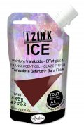neuveden: Průsvitná gelová barva IZINK Ice - tmavě hnědá 80 ml
