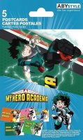 -: My Hero Academia Set pohlednic 5 ks
