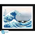 neuveden: Hokusai Zarámovaný plakát - Great Wave